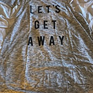 Apt. 9 Gray Tank Top - Let's Get Away